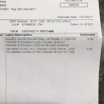Kelli's Auto Sales - My estimate showing the timing chain needs replaced! - Used Car Dealers Near Me - Columbus, Ohio Kelli's Auto Sales - My estimate showing the timing chain needs replaced! - Used Car Dealers Near Me - Columbus, Ohio