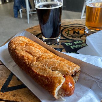 Bratzermann - a hot dog and a beer - Food Trucks Near Me - Costa Mesa, California Bratzermann - a hot dog and a beer - Food Trucks Near Me - Costa Mesa, California