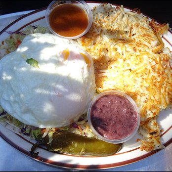 Country Gables Cafe - Claudia went with "Huevos Rancheros," as she loves anything "Mexican" when it comes to food. - American Near Me - Roseville, California