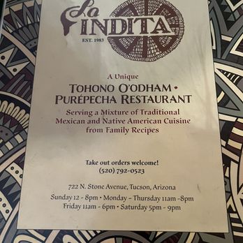La Indita - Mexican Near Me - Tucson, Arizona