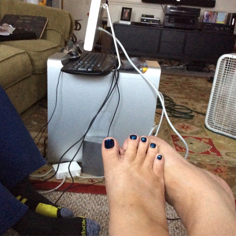 Nail Studios - Chubby toes in blue.....my husband loves it - Nail Salons Near Me - Lyons, Illinois Nail Studios - Chubby toes in blue.....my husband loves it - Nail Salons Near Me - Lyons, Illinois