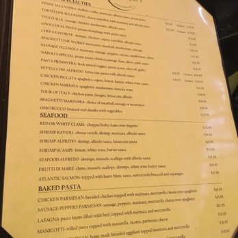 Napoli's Italian Restaurant - Menu - Italian Near Me - Cheyenne, Wyoming