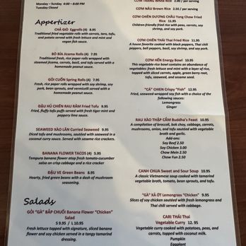 Thuyen Vien - Menu - Vegan Near Me - Anaheim, California Thuyen Vien - Menu - Vegan Near Me - Anaheim, California