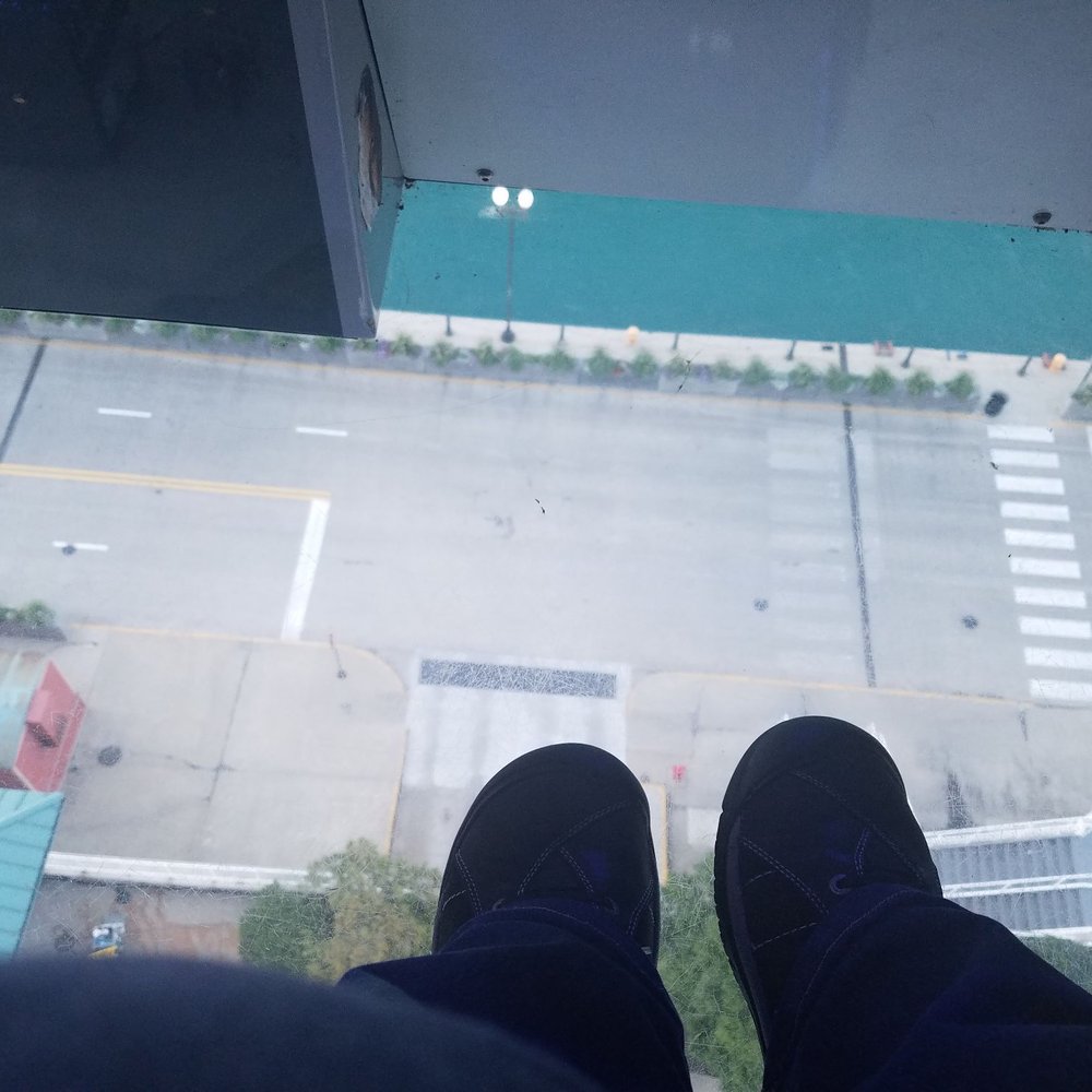 Navy Pier's Centennial Wheel - Vip floor view. Skip it...most is obstructed and you see beams. - Amusement Parks Near Me - Chicago, Illinois Navy Pier's Centennial Wheel - Vip floor view. Skip it...most is obstructed and you see beams. - Amusement Parks Near Me - Chicago, Illinois