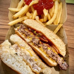 1/2 & 1/2 with fries!