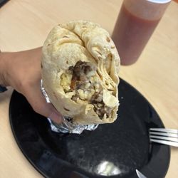 Steak burrito