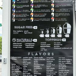 Daysies Ice - Menu