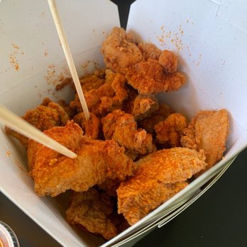 T-Cups Cafe - T-pop chicken, meh-OK. - Desserts Near Me - Modesto, California