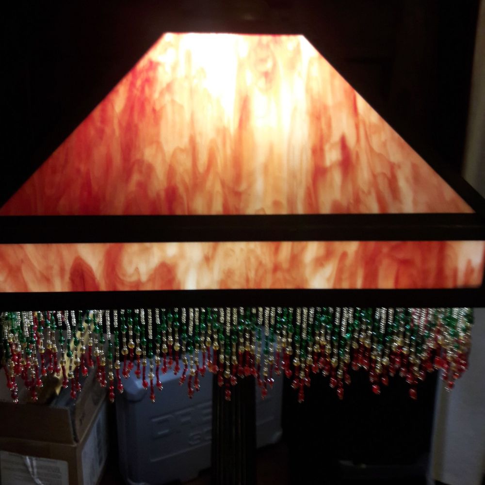 Redwing Glass - Repaired arts and crafts slab glass lamp - Windows Installation Near Me - Pomona, California Redwing Glass - Repaired arts and crafts slab glass lamp - Windows Installation Near Me - Pomona, California