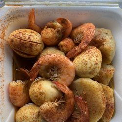 Mini Restaurant - Shrimp eggs potatoes so good