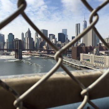 Manhattan Bridge - What I really see due to the fence surrounding the walkway... - Landmarks & Historical Buildings Near Me Manhattan Bridge - What I really see due to the fence surrounding the walkway... - Landmarks & Historical Buildings Near Me