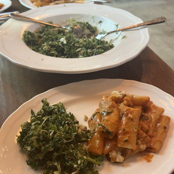 Ospi Costa Mesa - Kale salad and spicy rigatoni - Pizza Near Me - Costa Mesa, California