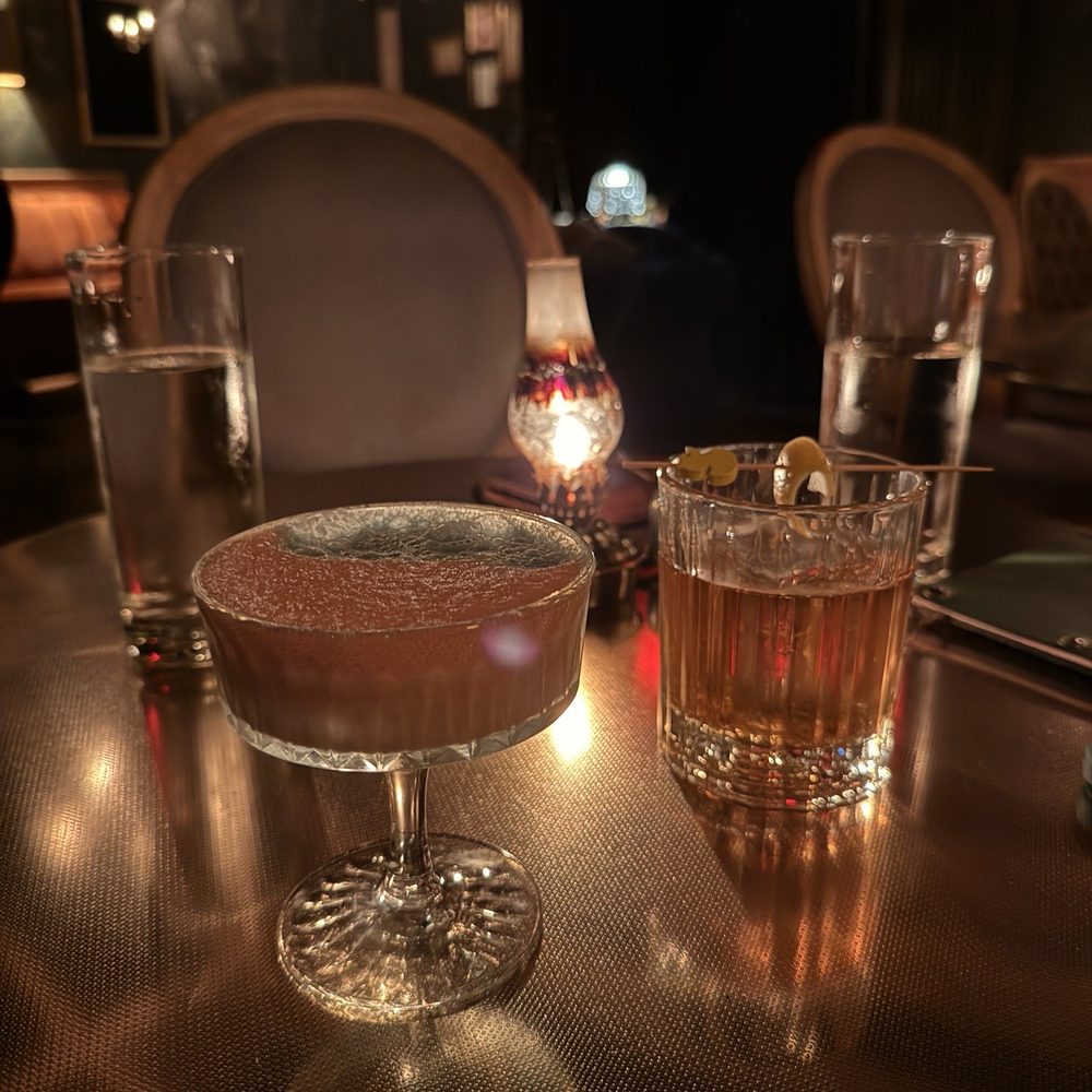 Apothecary - Trix cereal gin drink and an old fashion - Cocktail Bars Near Me - Dallas, Texas