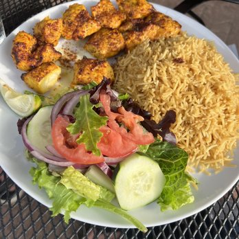 Afghan Kabob House - Chicken Tikka kabob entree - Afghan Near Me - St Louis, Missouri Afghan Kabob House - Chicken Tikka kabob entree - Afghan Near Me - St Louis, Missouri