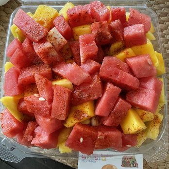 Super Bionicos La Fiesta - Pico de Gallo de Frutas ! - Juice Bars & Smoothies Near Me - Bellflower, California