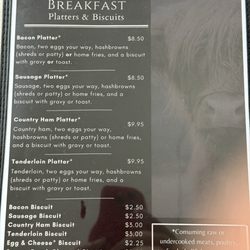 Stockyard Cafe - Menu 2026 January