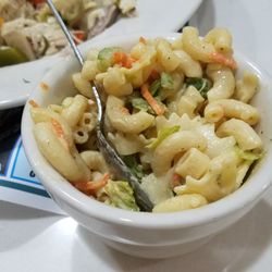 Bellevue Cafe - Mac salad side - not a fan of the lettuce in it