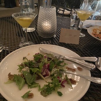 Bottega Cafe - Local Lettuces, The orange thing (martini) - Italian Near Me - Birmingham, Alabama