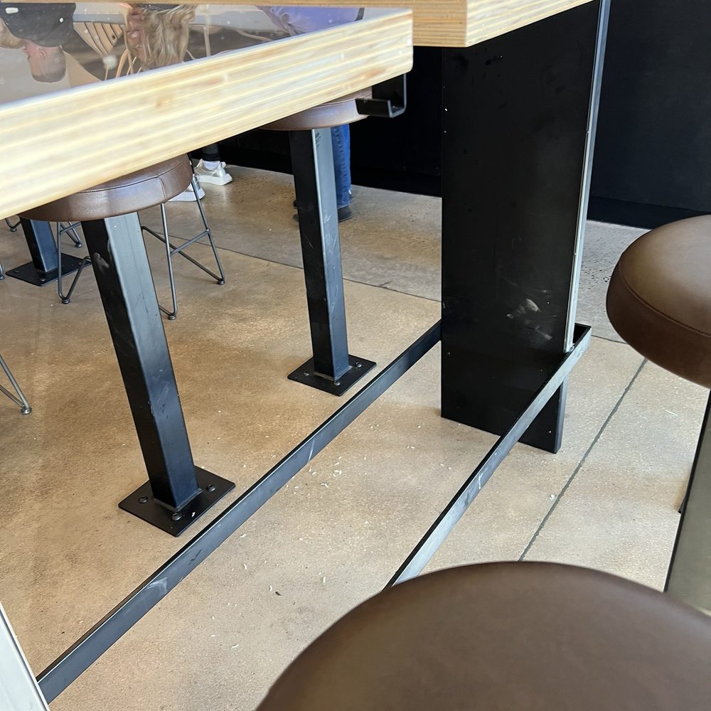 Line wrapped around the entire inside (filthy) seating area.