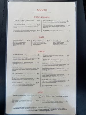 Menu photo 6 Mixto Latin Cuisine San Francisco, CA