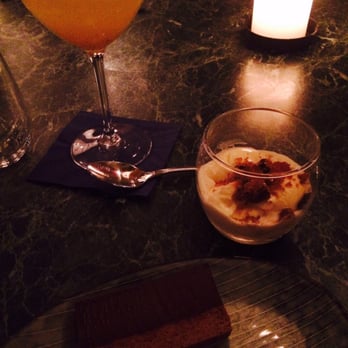 Restaurant LêLê - Chocolate hazelnut dessert with condensed milk ice cream - Vietnamese Near Me - København V, 84