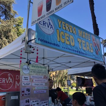 Erva Brew Co. Yerba Mate Iced Teas - Pop up at Jackalope Fair in Pasadena - Coffee & Tea Near Me - Pasadena, California