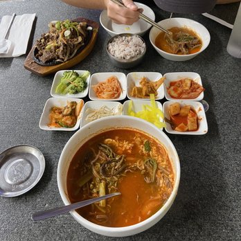 KeunJib Restaurant - The spread - Korean Near Me - Pacheco, California