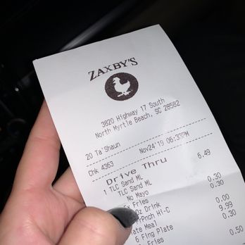 Zaxbys - Fast Food Near Me - North Myrtle Beach, South Carolina