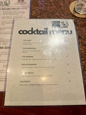 Menu photo 1 Bullfinch Brewpub Syracuse, NY