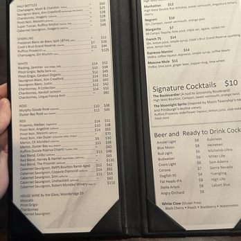Caroline’s - Menu - New American Near Me - Moon Township, Pennsylvania