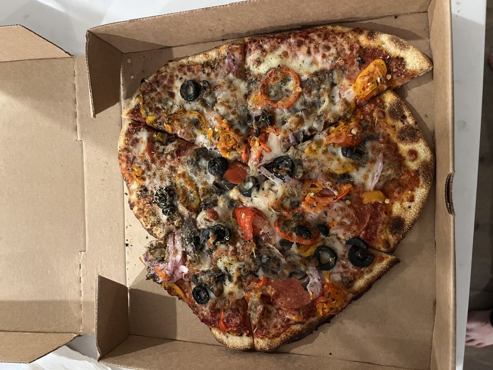 Food from Wicked Wood Fired Pizza