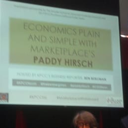 Economics Plain & Simple with MARKETPLACE'S Paddy Hirsch