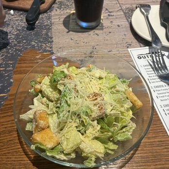 Outback Steakhouse - Caesar Side Salad that was included w my 8oz sirloin - Steakhouses Near Me - Kissimmee, Florida Outback Steakhouse - Caesar Side Salad that was included w my 8oz sirloin - Steakhouses Near Me - Kissimmee, Florida