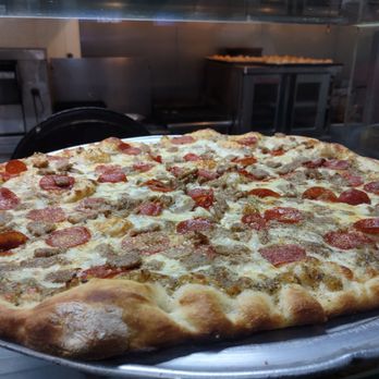 Guida's Pizza - White pepperoni and sausage - Pizza Near Me - Gates, New York