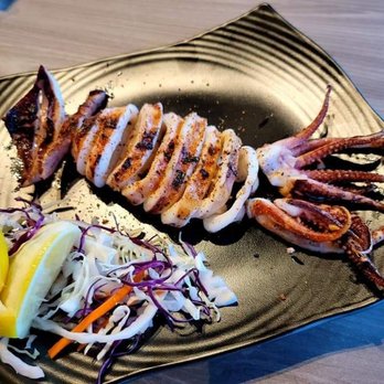 Sushi Rock & Grill - Grilled Squid, could have used a little bit more flavor to it - Sushi Bars Near Me - Gilbert, Arizona