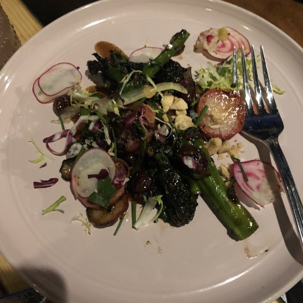 Handle - Charred broccolini - New American Near Me - Park City, Utah Handle - Charred broccolini - New American Near Me - Park City, Utah