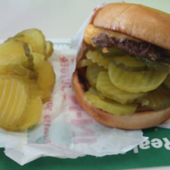 In-N-Out Burger - C's Cheeseburger with 17 pickles & the side of 19 pickles. Boooyaa. - Burgers Near Me - Mesa, Arizona In-N-Out Burger - C's Cheeseburger with 17 pickles & the side of 19 pickles. Boooyaa. - Burgers Near Me - Mesa, Arizona