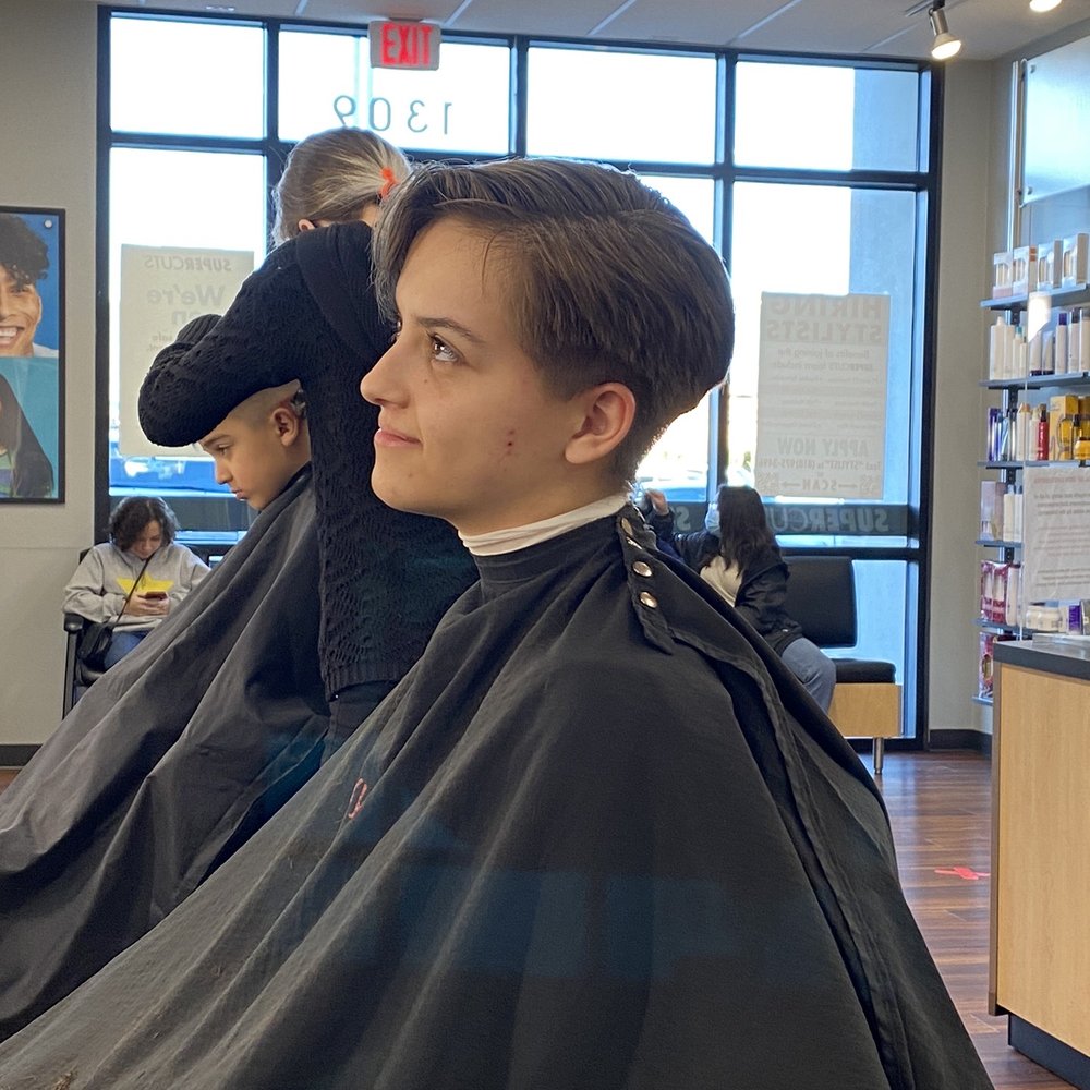 Supercuts - Halfway thru a hair cut but already looking good, thanks to Viktor. - Hair Salons Near Me - Rialto, California Supercuts - Halfway thru a hair cut but already looking good, thanks to Viktor. - Hair Salons Near Me - Rialto, California