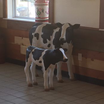 Flannel Cow Creamery - Not real cows, but this represents where their cream originates. - Ice Cream & Frozen Yogurt Near Me - Mansfield, Massachusetts