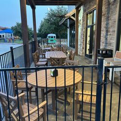 Big Chill - Protected patio seating.