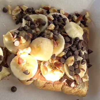 Mr. Bee's Coffee & Teas - Nutella toast with banana. - Coffee & Tea Near Me - Santa Rosa, New Mexico Mr. Bee's Coffee & Teas - Nutella toast with banana. - Coffee & Tea Near Me - Santa Rosa, New Mexico