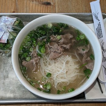 Bambuza Vietnam Kitchen and Bar - Ribeye Steak pho. Not bad, but the broth could have used more flavor - Vietnamese Near Me - Seattle, Washington Bambuza Vietnam Kitchen and Bar - Ribeye Steak pho. Not bad, but the broth could have used more flavor - Vietnamese Near Me - Seattle, Washington