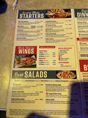 Menu photo 4 Bubba's 33 Albuquerque, NM