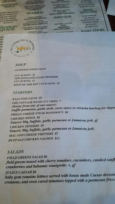 Menu photo 8 The Cottage Bar & Restaurant Weymouth, MA Menu photo 8 The Cottage Bar & Restaurant Weymouth, MA