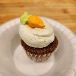 White Flower Cake Shoppe - Carrot cake cupcake $3.75
