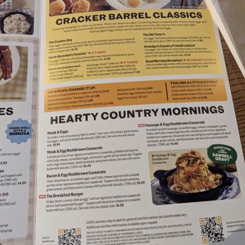 Cracker Barrel Old Country Store - Menu Page 2 - Southern Near Me - Manassas, Virginia Cracker Barrel Old Country Store - Menu Page 2 - Southern Near Me - Manassas, Virginia
