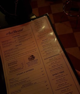 Menu photo 1 Au Cheval New York, NY