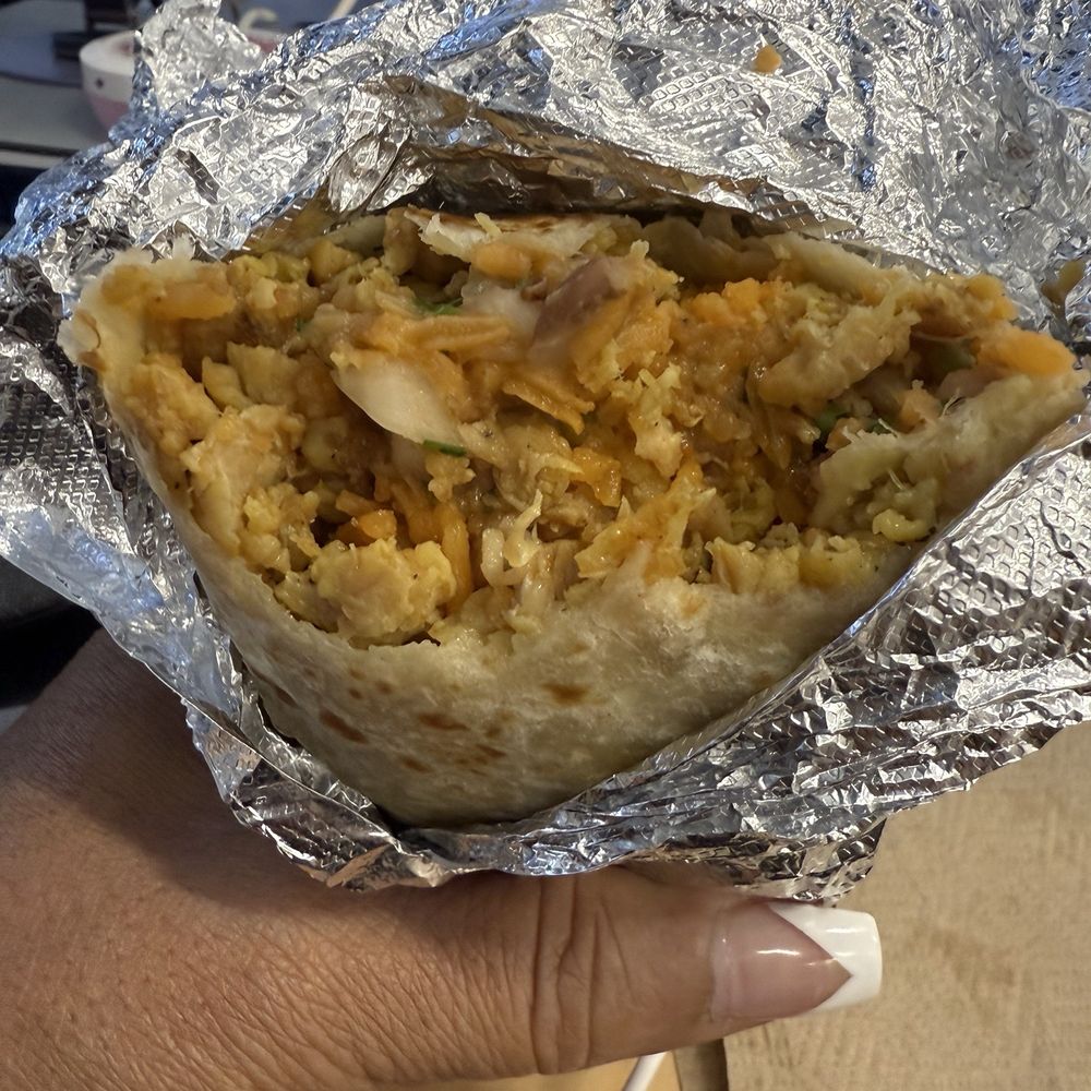 Chicken burrito