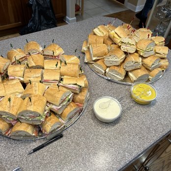 Berto's Deli & Pasta Shoppe - First tray.  1 Berto's Sub Second tray  1/2 tray of turkey  1/2 tray of American - Delis Near Me - Downers Grove, Illinois