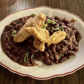Seraphine - Catfish with Red Beans and Rice - Cajun/Creole Near Me - Durham, North Carolina Seraphine - Catfish with Red Beans and Rice - Cajun/Creole Near Me - Durham, North Carolina